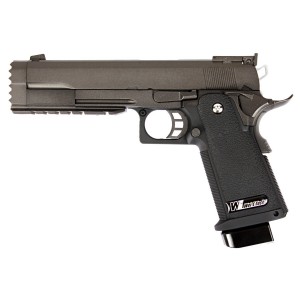 Страйкбольный пистолет WE Colt M1911 Hi-Capa 5.2, стеклобит (WE-H011)